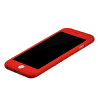 iPhone 7 plus total protection case- Micheal Jordan 23 + Free screen film - Red