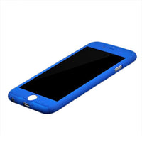 Total protection iPhone 6/6s Plus-Stephen Curry case + Glass-Blue film