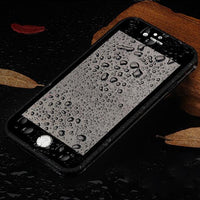 iPhone 5/5s/SE total protection case - Waterproof with working touch ID - Black