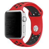 Silicone Sport Strap for Apple Watch Nike+ Red/Black 42 mm 142/97mm