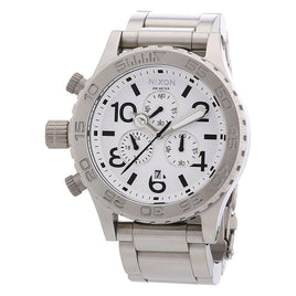 Nixon man watch - A037-100 - Silver- 3 hands