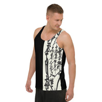 Oriental Design Mens Tank Top