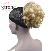 StrongBeauty Short Curly Clip in Claw Ponytail Hair Extension Synthetic Hairpiece 80g With a Jaw/Claw Clip