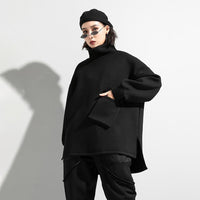 MARIGOLDSHADOWS - Original Tamaka Pocket Turtleneck Long Sleeve Shirt