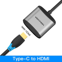 Vention USB Type C Converter Type C to HDMI VGA USB 3.0 PD Power 3.5mm Audio RJ45 Ethernet Adapter SD/TF Card Reader USB HUB NEW