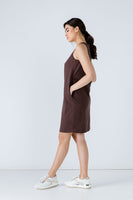 CONQUISTA FASHION - Original Brown Cotton Sack Dress