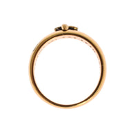 Nialaya Gold Plated 925 Silver Ring - Size EU63-US11