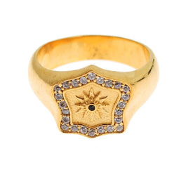 Nialaya Gold Plated 925 Sterling Silver Ring - Size EU63-US11