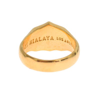 Nialaya Gold Plated 925 Sterling Silver Ring - Size EU63-US11