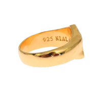 Nialaya Gold Plated 925 Sterling Silver Ring - Size EU63-US11