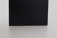 Billionaire Italian Couture Blue Leather Cardholder Wallet - One Size