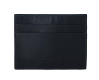 Billionaire Italian Couture Blue Leather Cardholder Wallet - One Size