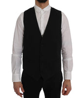 Dolce & Gabbana Black STAFF Cotton Vest - Size IT50-L