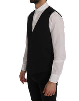 Dolce & Gabbana Black STAFF Cotton Vest - Size IT50-L