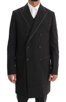 Dolce & Gabbana Gray Wool Stretch 3 Piece Two Button Suit - Size IT48-M