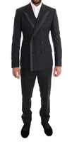 Dolce & Gabbana Gray Double Breasted 3 Piece Suit - Size IT50-L