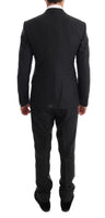 Dolce & Gabbana Gray Double Breasted 3 Piece Suit - Size IT50-L