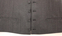 Dolce & Gabbana Gray Wool Stretch Dress Vest Jacket Blazer - Size IT48-M