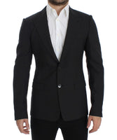 Dolce & Gabbana Gray wool slim fit blazer - Size IT48-M