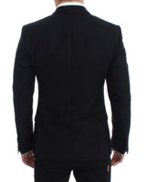 Dolce & Gabbana Black wool silk SICILIA blazer - Size IT48-M