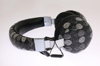 Dolce & Gabbana Black Pineapple Print Leather Headphones - One Size