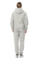 Billionaire Italian Couture Gray Cotton Hooded Sweatsuit - Size XL