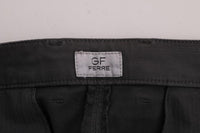 GF Ferre Gray Cotton Stretch Chinos Pants - Size IT48-M