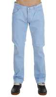 ACHT Blue Cotton Stretch Low Waist Fit Jeans - Size W29