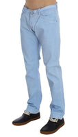 ACHT Blue Cotton Stretch Low Waist Fit Jeans - Size W29