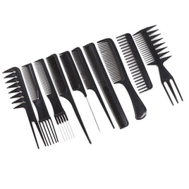 10Pcs/Lot Anti Static Hair Brush for Kids Hairstyle Comb Set Travel Hair Brushes Hairdresser Brush Hair Care Styling Tools Sets