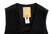 Costume National Black wool blend casual vest - Size IT50-M-L