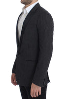 Dolce & Gabbana Black wool slim MARTINI blazer - Size IT48-M