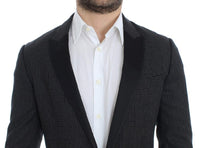 Dolce & Gabbana Black wool slim MARTINI blazer - Size IT48-M