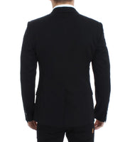 Dolce & Gabbana Black wool slim fit blazer - Size IT48-M