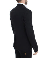 Dolce & Gabbana Black wool slim fit blazer - Size IT48-M