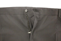 Dolce & Gabbana Black Wool Stretch Pleated Pants - Size IT58-3XL