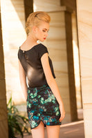 LAGEROSE - Original The Secret Garden Ruched Floral Pencil Skirt