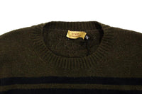 Costume National Brown striped crewneck sweater - Size IT52-XL