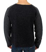 Costume National Gray wool crewneck sweater - Size IT48-M