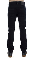 ACHT Dark Blue Corduroy Slim Skinny Fit Jeans - Size W34