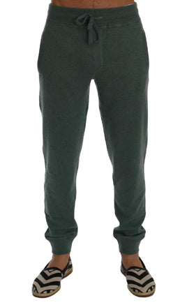 Dolce & Gabbana Green Cashmere Training Pants - Size L