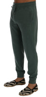 Dolce & Gabbana Green Cashmere Training Pants - Size L