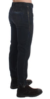 Costume National Blue Cotton Slim Pants Denim Jeans - Size W34