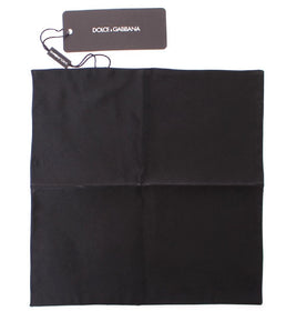 Dolce & Gabbana Black Silk Handkerchief - One Size