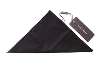 Dolce & Gabbana Black Silk Handkerchief - One Size