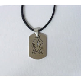 Necklace unisex zodiac sign Gemini