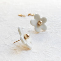 Original Everyday Porcelain Daisy Stud Earrings