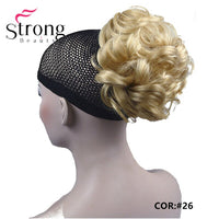 StrongBeauty Short Ponytail Hair Piece Extension Synthetic Hair Wavy Claw Clip in/on Hairpiece COLOUR CHOICES