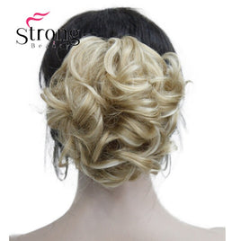 StrongBeauty Short Ponytail Hair Piece Extension Synthetic Hair Wavy Claw Clip in/on Hairpiece COLOUR CHOICES