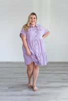 LIVING FREE BEAUTY - Original Extraordinary Life Button Down Dress